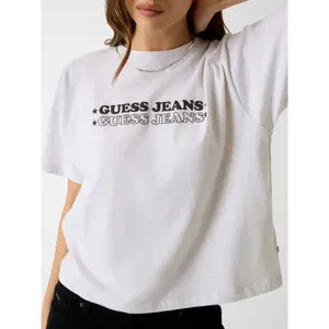 Women's T-shirt Guess Boxy Print Star image-4