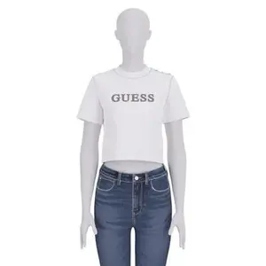 Women's crop T-shirt Guess CN Marina image-0