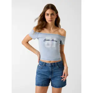 Women's V-neck T-shirt Guess image-1