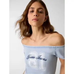 Women's V-neck T-shirt Guess image-4