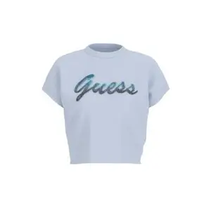 Γυναικείο cropped T-shirt Guess CN Script image-0