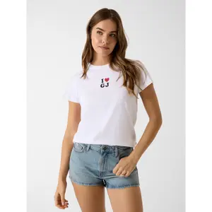 Women's T-shirt Guess I Love Regular Fit image-1