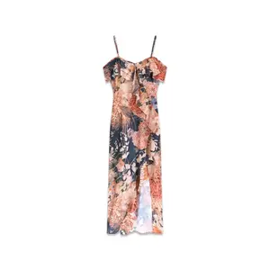 Robe portefeuille decote V mulher Guess Kimono