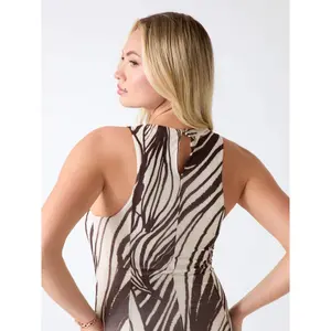 Long knitted dress for women Guess Serafina image-5