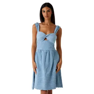 Abito mini ricamato donna Guess Stella image-1