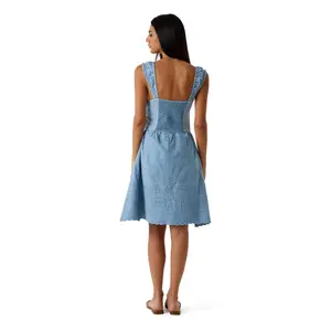 Abito mini ricamato donna Guess Stella image-2