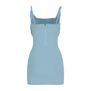 Kurzes enges Kleid Damen Guess Cowl Nk Arisa image-1