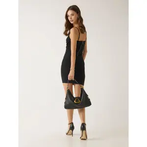 Short fitted dress for women Guess Cowl Nk Arisa image-2
