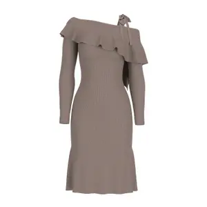 Abito aderente a coste da donna Guess Ambrosia D image-0