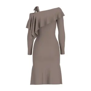 Abito aderente a coste da donna Guess Ambrosia D image-1