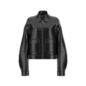 Leather jacket woman Guess Kayden