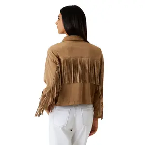 Fringe jacket for women Guess Ibby image-4