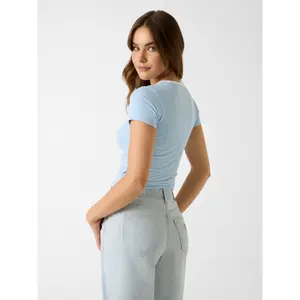 Γυναικείο T-shirt Guess Embro Ringer image-4