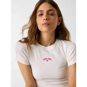 Embroidered Star T-shirt Women Guess image-4