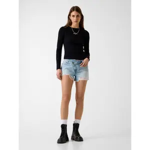 Embroidered Starry Long Sleeve T-Shirt Women's Guess image-2