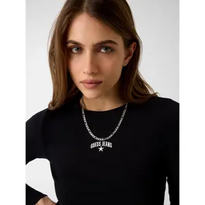 Embroidered Starry Long Sleeve T-Shirt Women's Guess image-4
