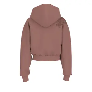 Women's crop hoodie Guess Leaves image-1