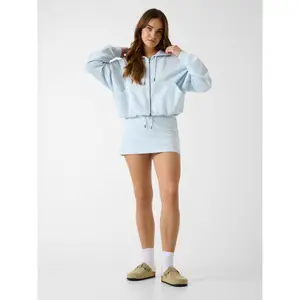 Women's crop hoodie Guess OS image-1