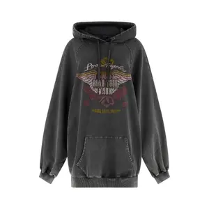 Women's hooded sweatshirt Guess Road Tour Os image-0
