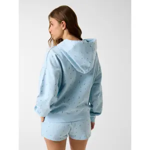 Women's printed hoodie Guess image-3