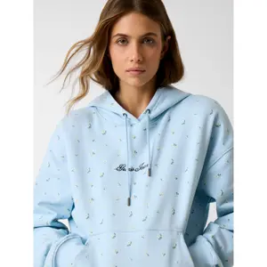 Women's printed hoodie Guess image-4