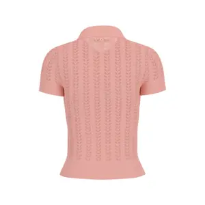 Women's polo shirt Guess Pointelle Vienna image-1