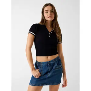 Women's Viscose Blend Polo Guess image-1