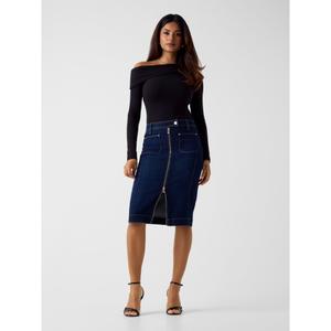 Long denim skirt for women Guess Rosita image-1