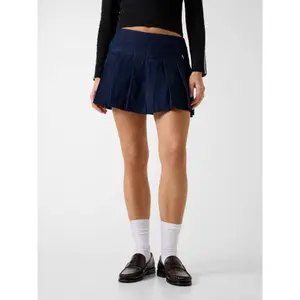 Plisserad jeanskjol dam Guess image-1