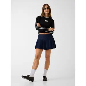 Plisserad jeanskjol dam Guess image-3