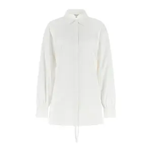 Camisa de popelina de manga larga para mujer Guess Logan image-0