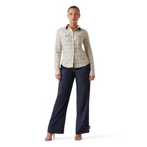 Getaillede blouse met lange mouwen voor dames Guess Briana image-4