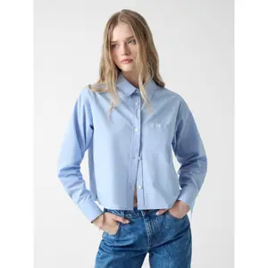 Women's long sleeve shirt Guess GJ Cropped image-1