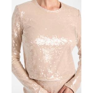 Blusa de lantejoulas de mangas longas mulher Guess Lavinia image-4