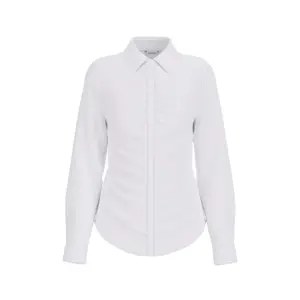 Camisa de popelina com pregas para mulher Guess Emily image-0