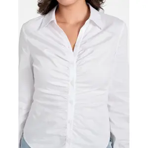 Camisa de popelina com pregas para mulher Guess Emily image-5