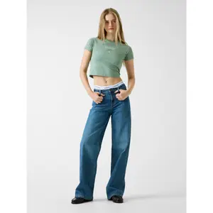 Women's embroidered logo T-shirt Guess image-3
