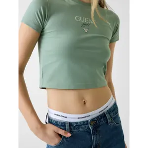 Women's embroidered logo T-shirt Guess image-4
