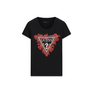 Women's T-shirt Guess CN Flowers Triangle