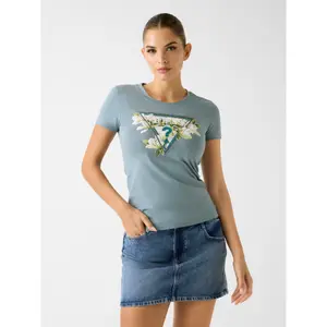 T-shirt femme Guess Camelia Triangle image-1