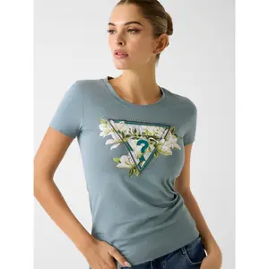 T-shirt femme Guess Camelia Triangle image-4