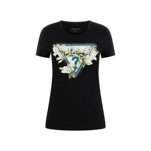 Women's T-shirt Guess CN Camelia Triangle