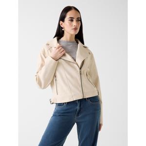 Leather jacket woman Guess Nada Vintage Biker image-1