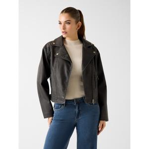 Leather jacket woman Guess Nada Vintage Biker