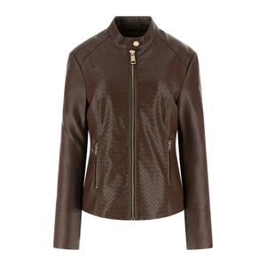 Leather jacket woman Guess Claudine Biker