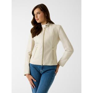 Leather jacket woman Guess Claudine Biker image-1