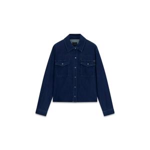 Women's long-sleeved denim shirt Guess Astrid Shacket