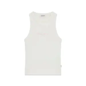 Embroidered logo tank top for women Guess image-0