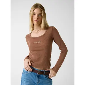 Women's ribbed T-shirt Guess image-1