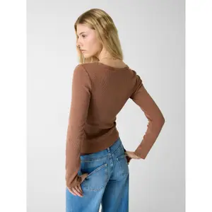Women's ribbed T-shirt Guess image-2